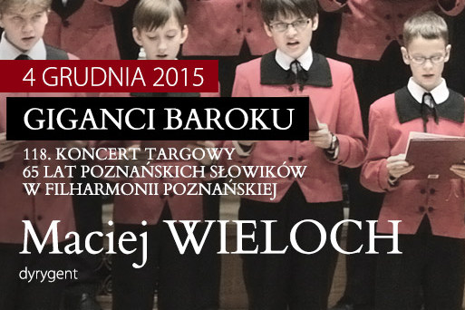 giganci baroku koncert - Filharmonia Poznańska