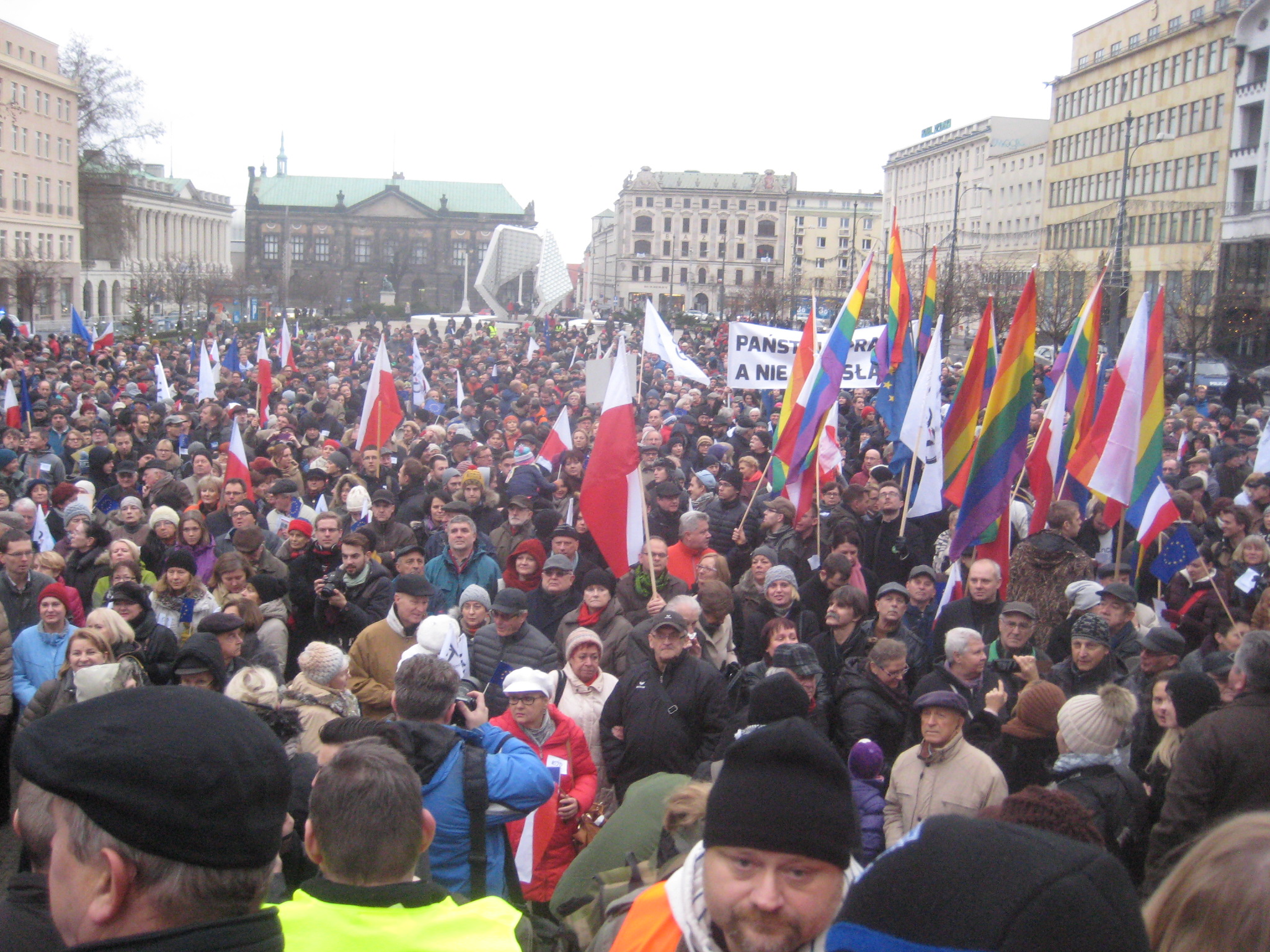 KOD - demonstracja na Pl. Wolności - Jacek Butlewski