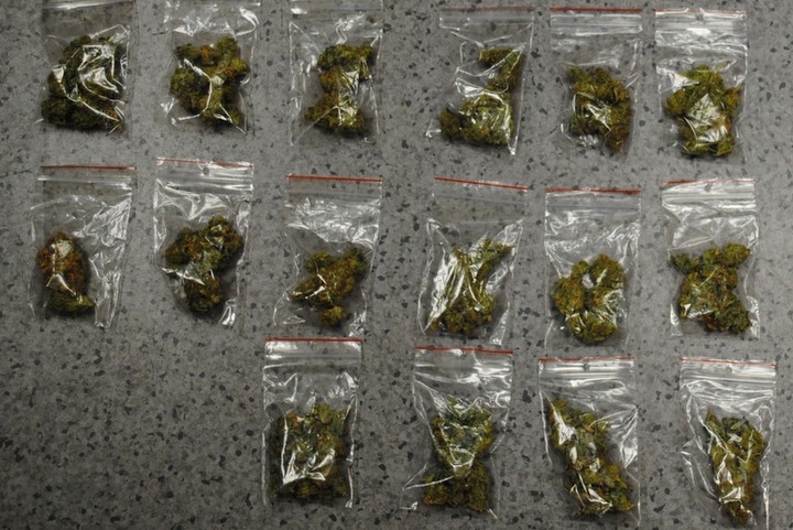 marihuana w woreczkach - Policja Leszno