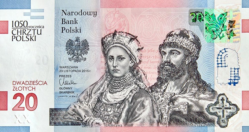 Banknot mieszko dobrawa - NBP