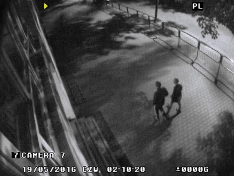 kamera monitoringu podpalacze - Policja Poznań