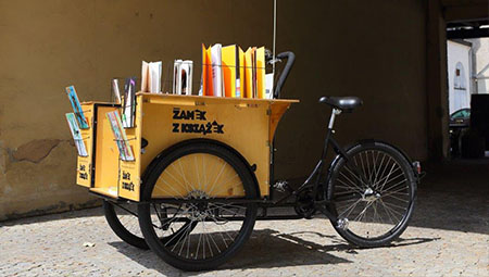 biblioteka na rowerze - CK Zamek