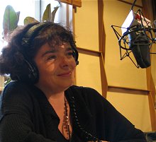 Katarzyna Grochola - studio - Radio Merkury