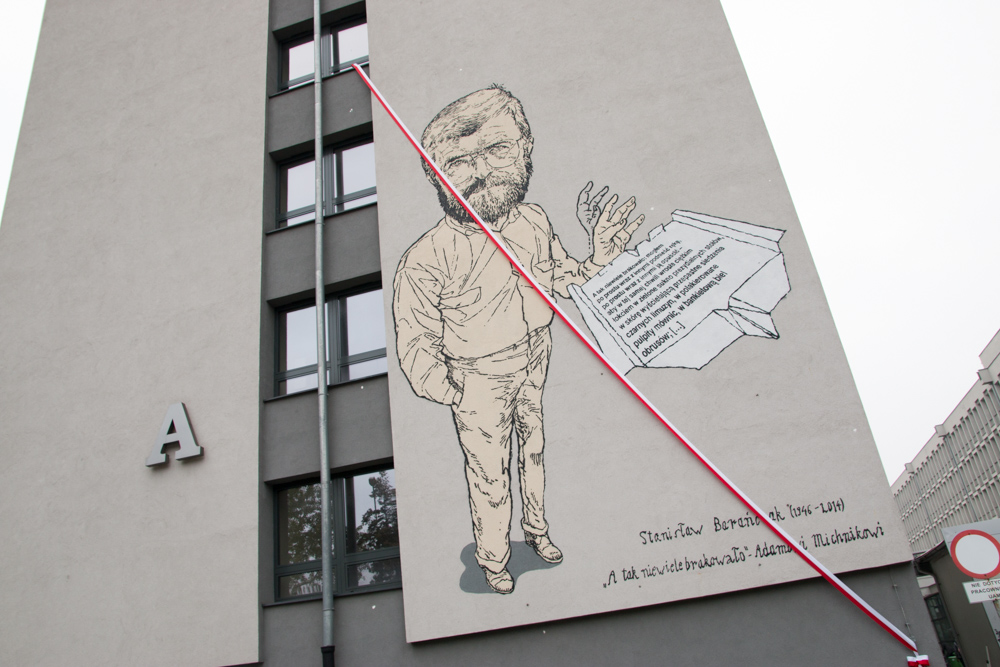 odsłonięcie muralu barańczaka - Anna Adamczyk