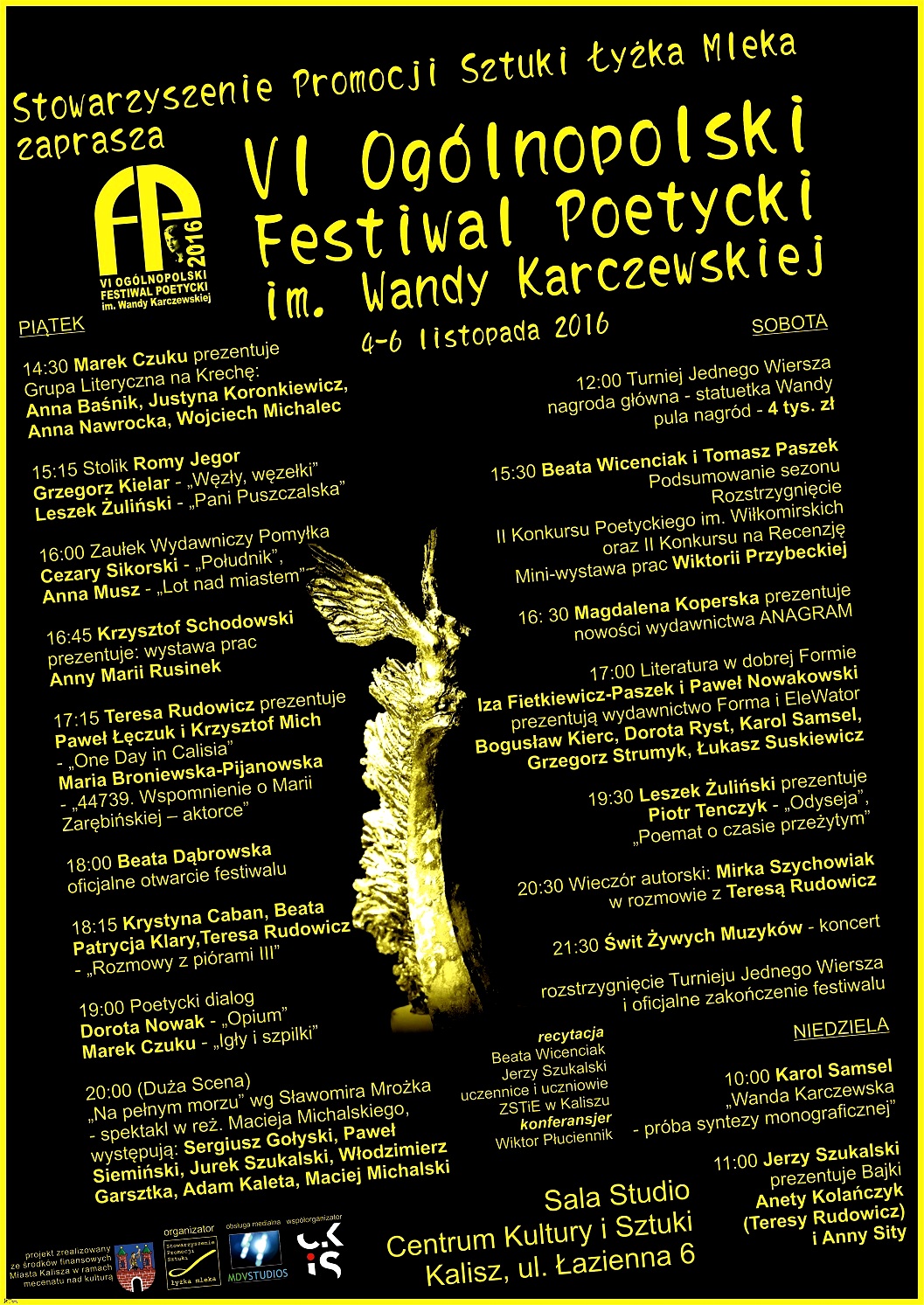 festiwal poezji 2016 - Stowarzyszenie Łyżka Mleka