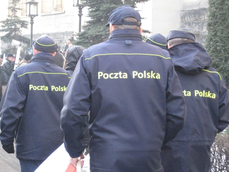 Demonstracja pocztowców ws. zwolnień - Aleksandra Włodarczyk