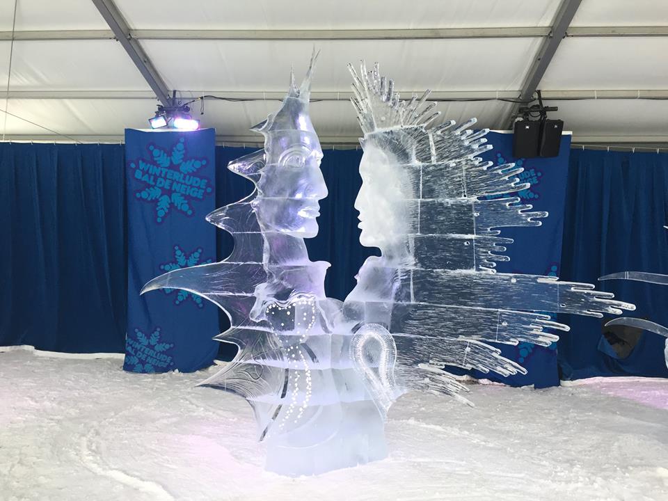 Rzeźba lodowa Mizuła