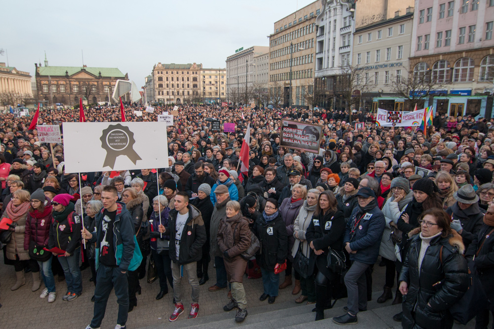 Strajk Kobiet protest w Poznaniu Radio Poznań