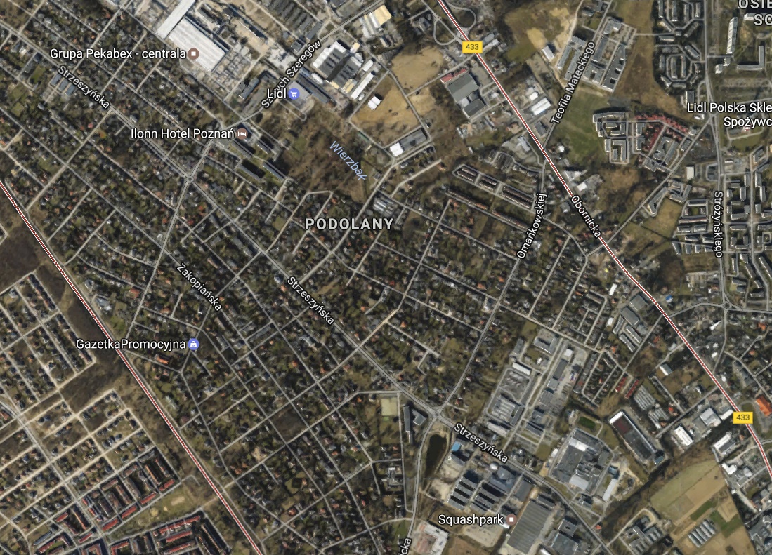podolany - Google Earth
