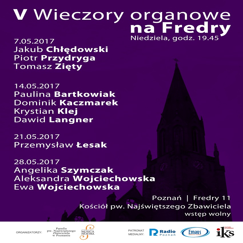 V_wieczory_organowe_plakat - Stowarzyszenie Musica Nostra