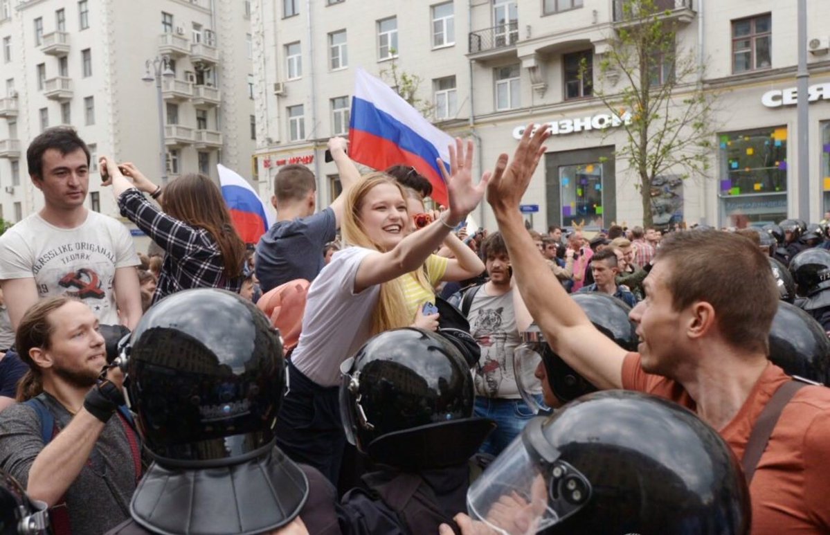 protesty demokratów w Rosji - Alexey Navalny/twitter.com