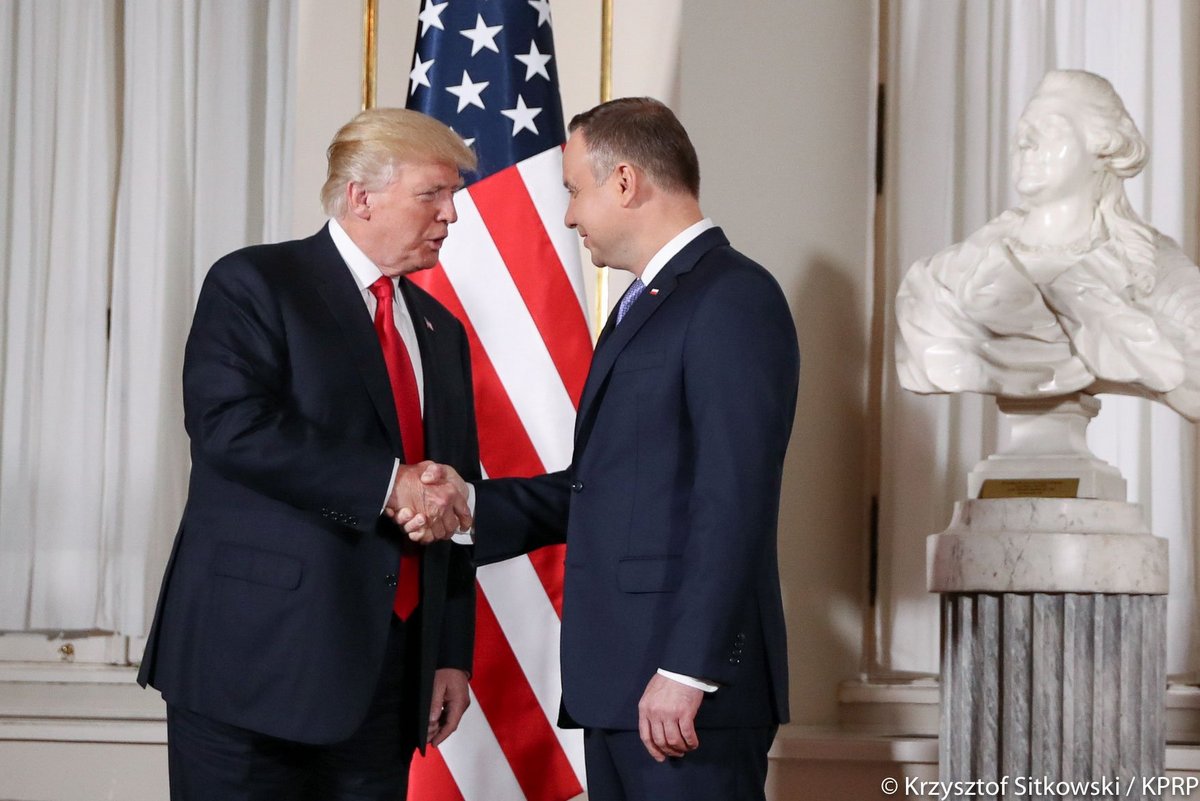 Wizyta Donalda Trumpa w Polsce - Kancelaria Prezydenta RP
