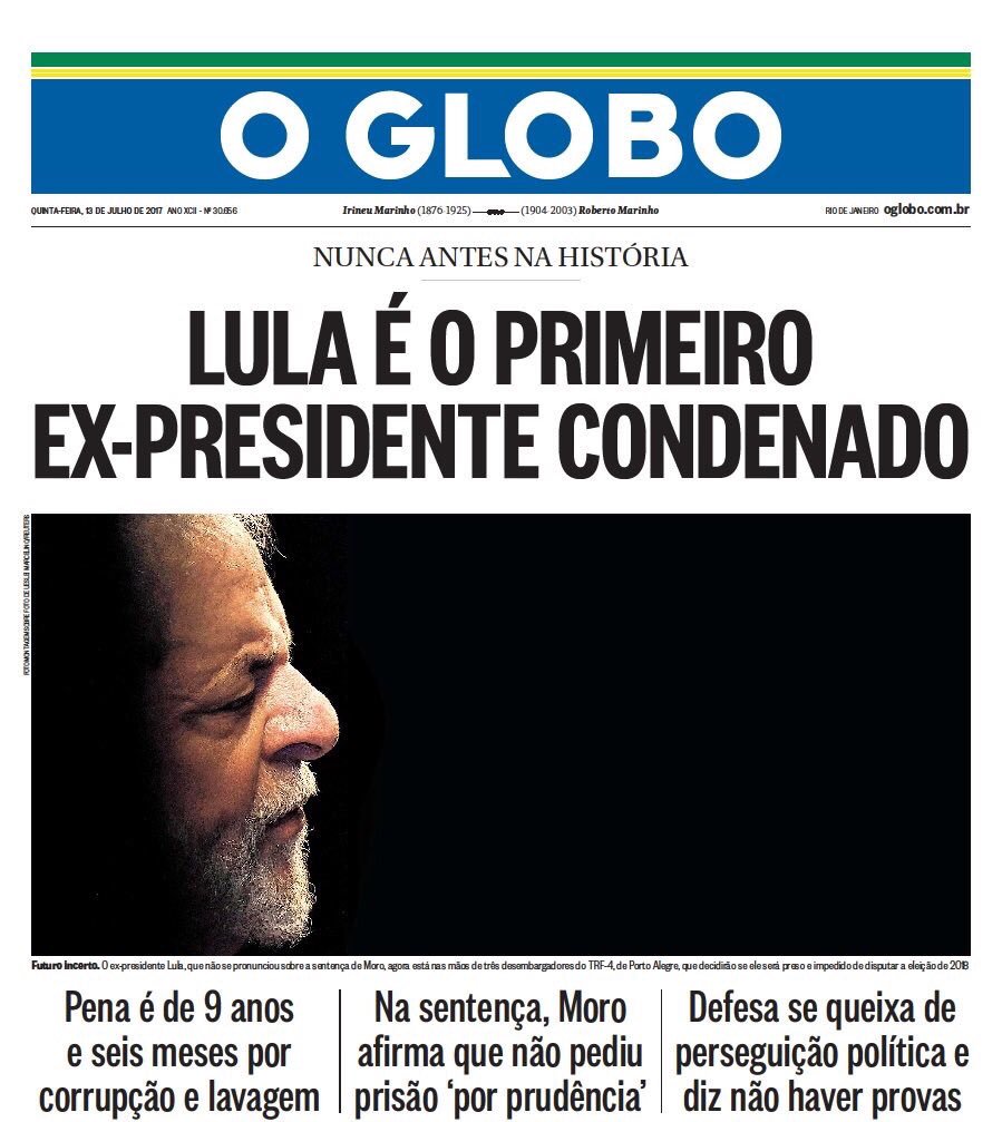 o globo okładka - O Globo
