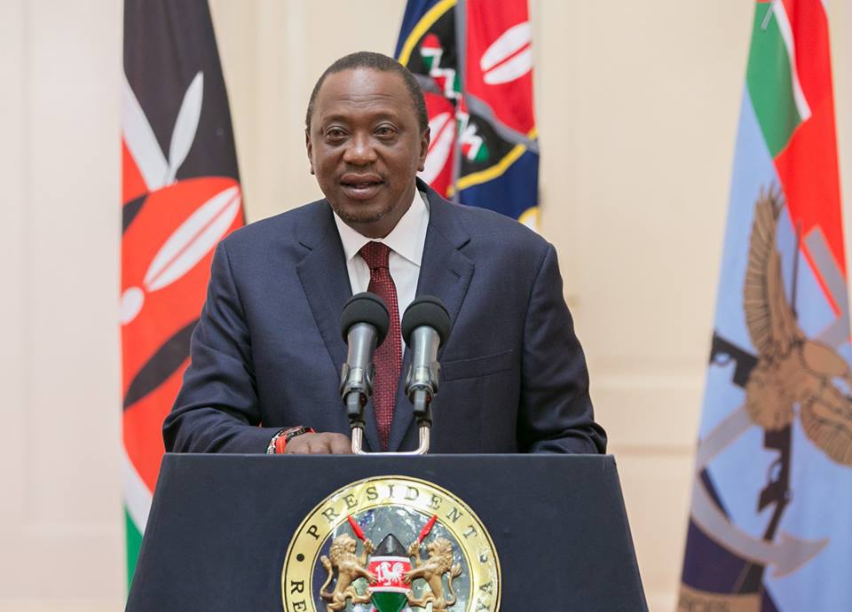 prezydent Kenii Kenyatta - Uhuru Kenyatta Facebook