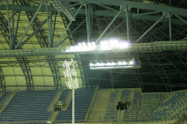 Stadion nocą - EURO Poznań 2012   