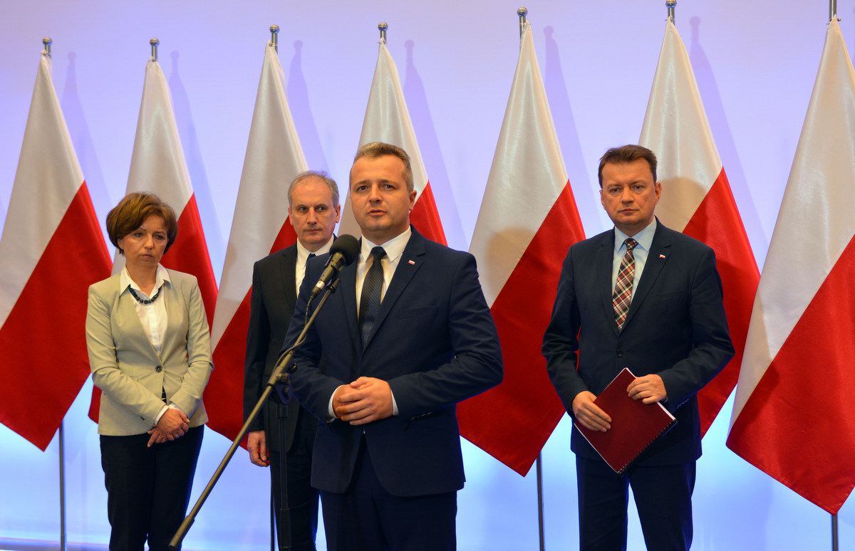 Minister Błaszczak środki unijne - Wielkopolski Urząd Wojewódzki w Poznaniu