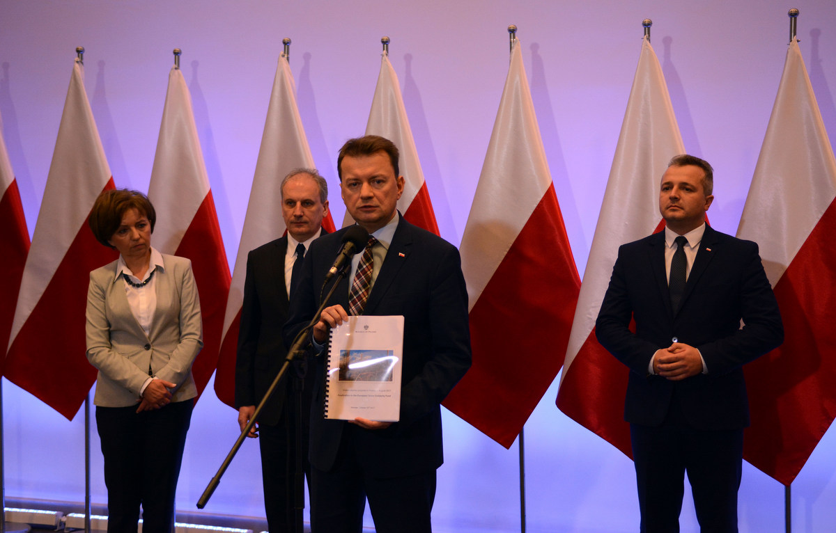 Minister Błaszczak środki unijne - Wielkopolski Urząd Wojewódzki w Poznaniu