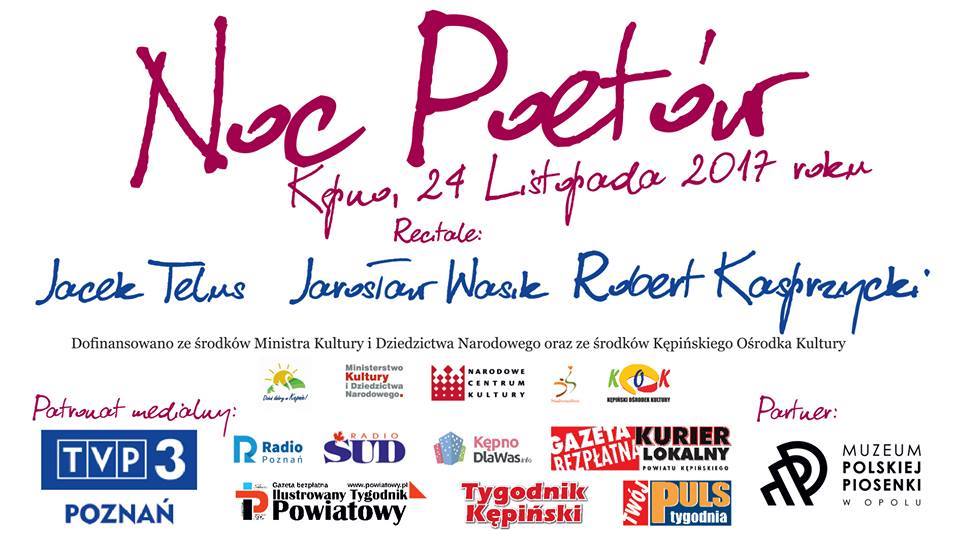 baner Noc Poetów - Materiały prasowe