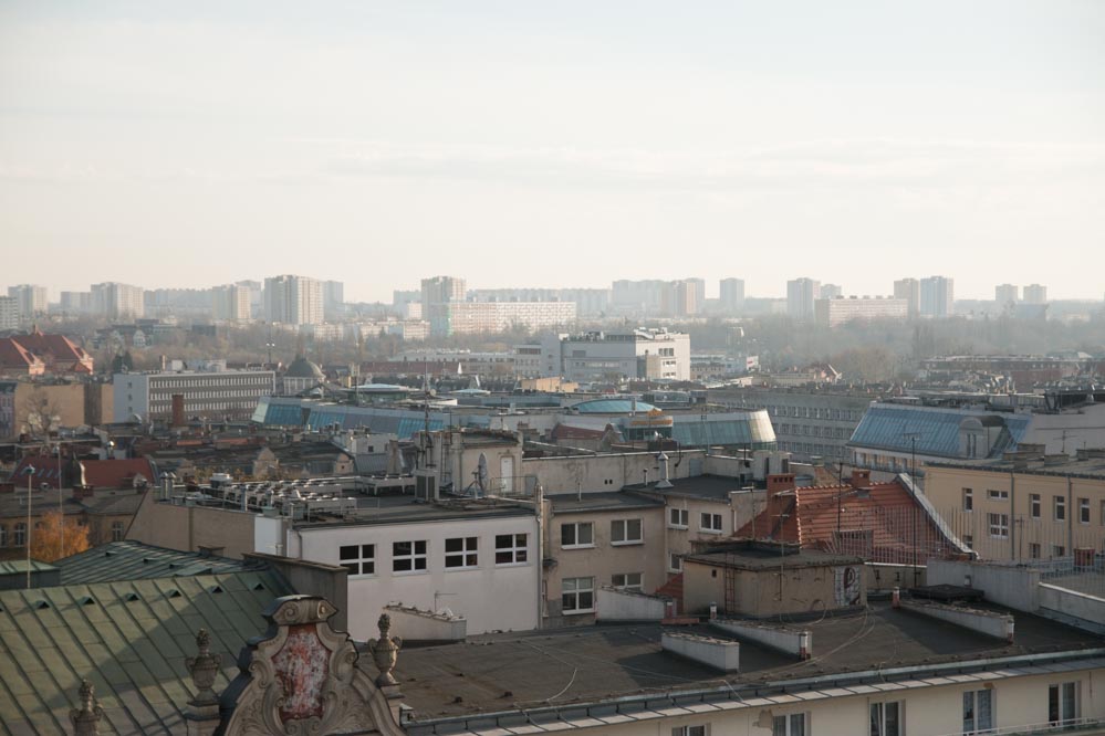 poznań panorama widok stare miasto - Leon Bielewicz