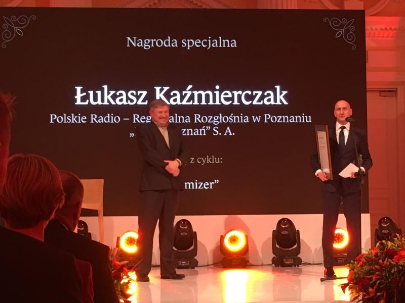 nagroda dla Łukasza Kaźmierczaka - Maja Walczuk