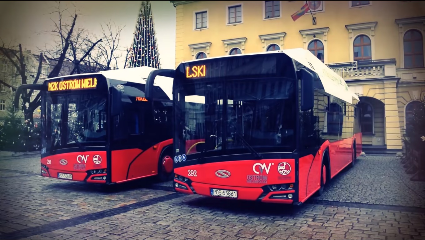 elektryczne autobusy ostrów wielkopolski - UM Ostrów/YouTube