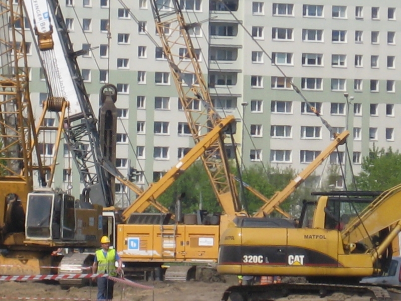 Budowa trasy na Franowo - plac budowy - Wojciech Chmielewski
