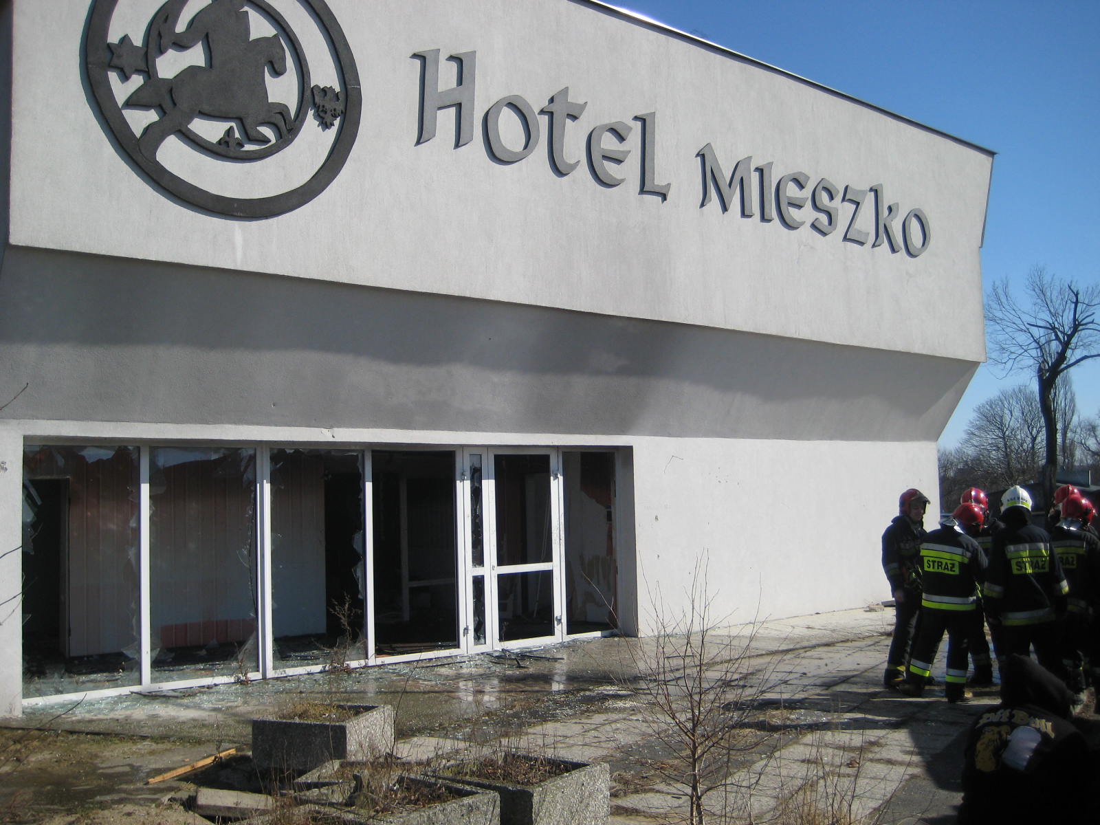pożar hotel mieszko Gniezno - Rafał Muniak