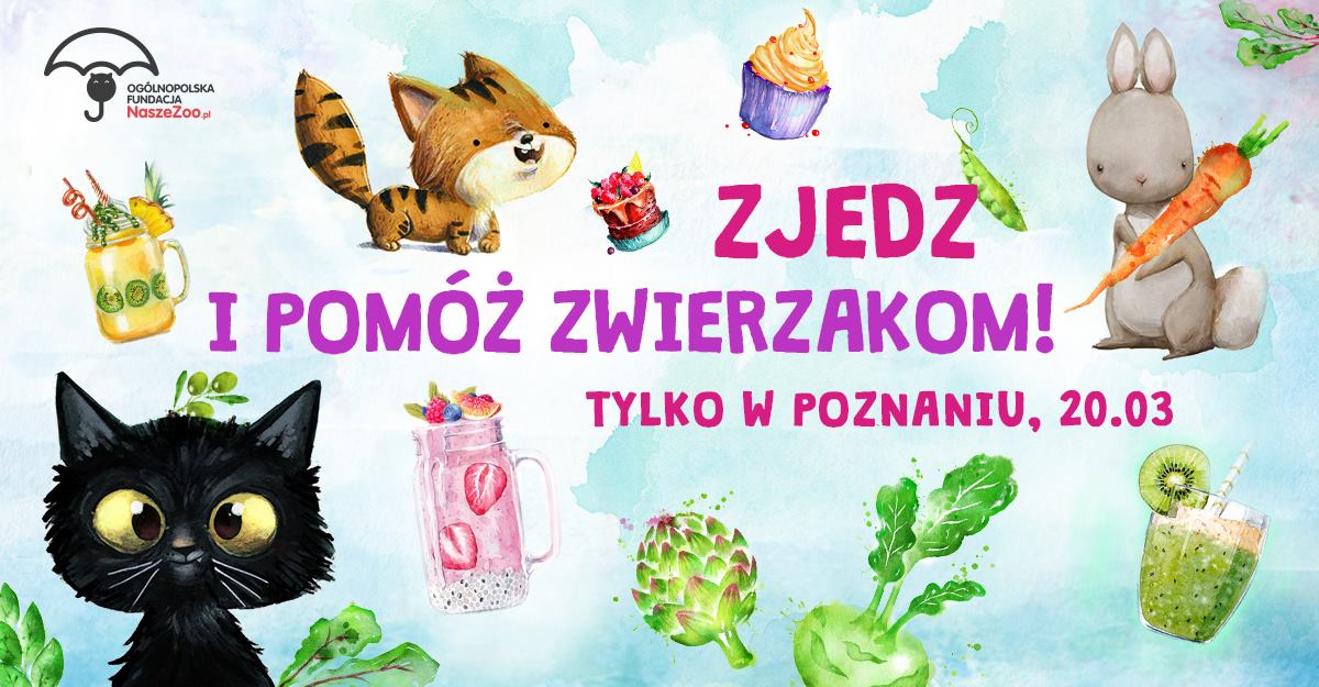 fundacja - Fundacja NaszeZoo.pl Zjedz coś dobrego i pomóż zwierzakom!, Facebook