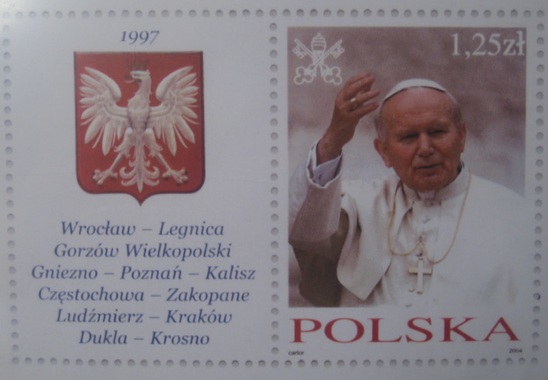 Wystawa znaczków z papieżem - Alicja Łatka