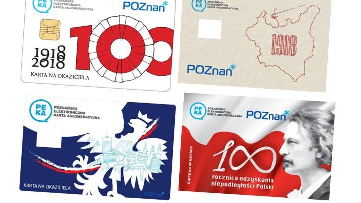karty PEKA 100 niepodległości - Urząd Miasta Poznania