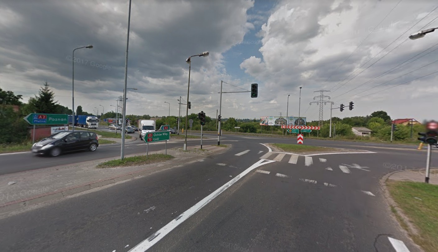 Konin Europejska warszawska - Google Maps (Street View)