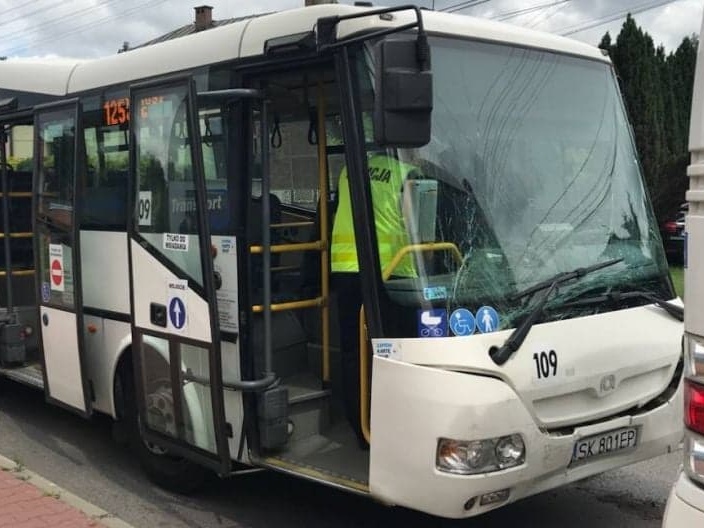 będzin wypadek autobusów - TVP Katowice