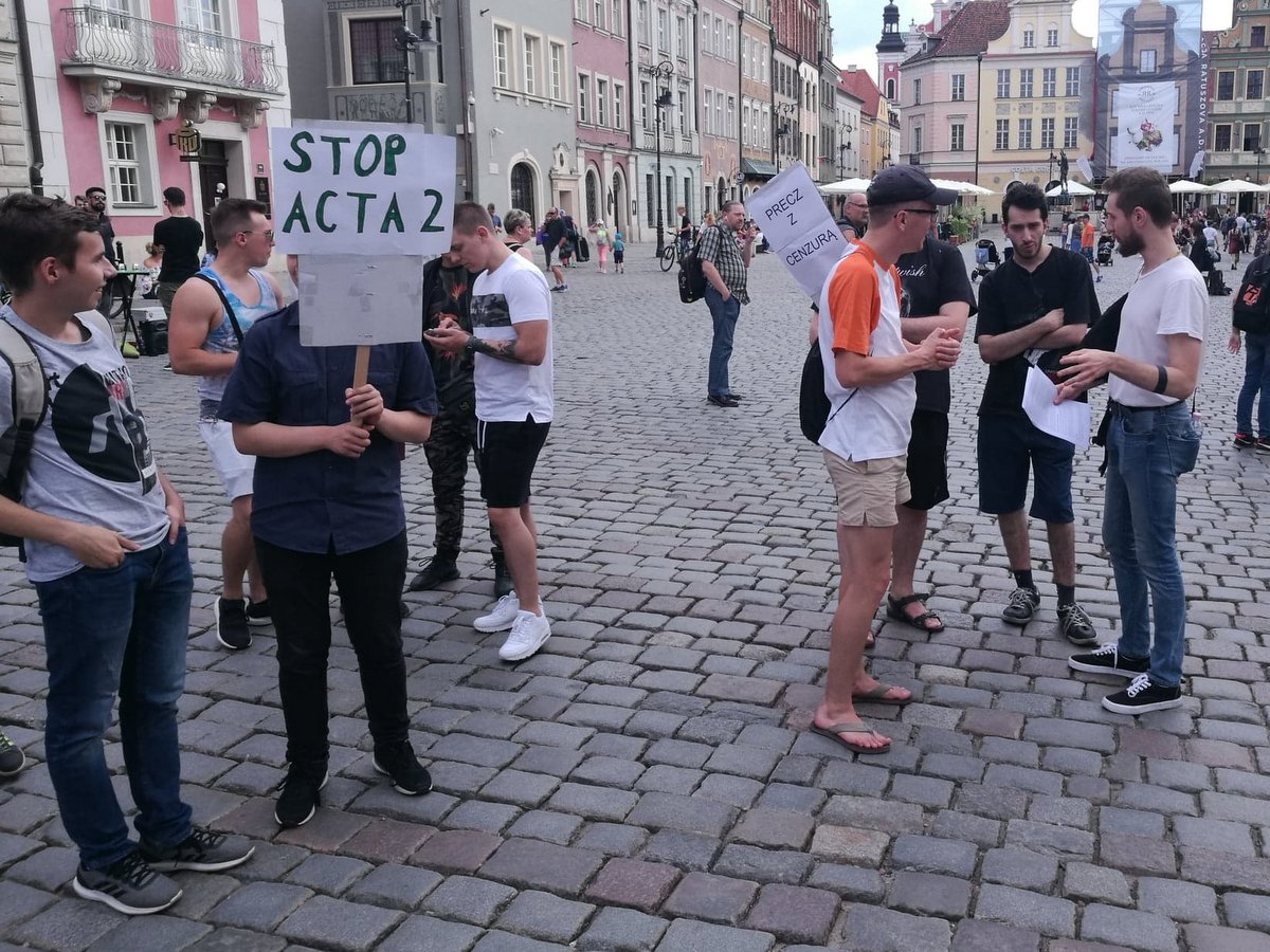 protest stop ACTA 2 Poznań 2018 - Gracjan Jaworski
