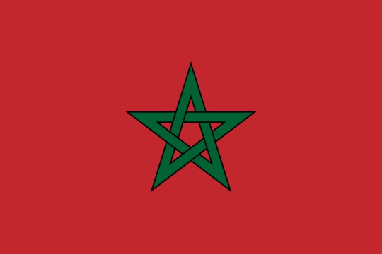 Flaga Maroka - Maroko