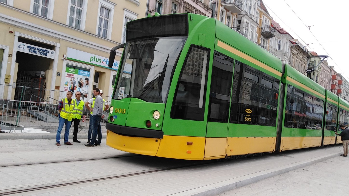 święty marcin tramwaje remont oddanie do użytku - Wojtek Wardejn
