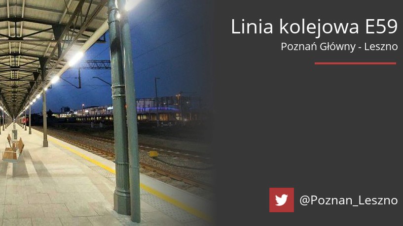 linia kolejowa e59 facebook -  Facebook/@e59.poznan.leszno