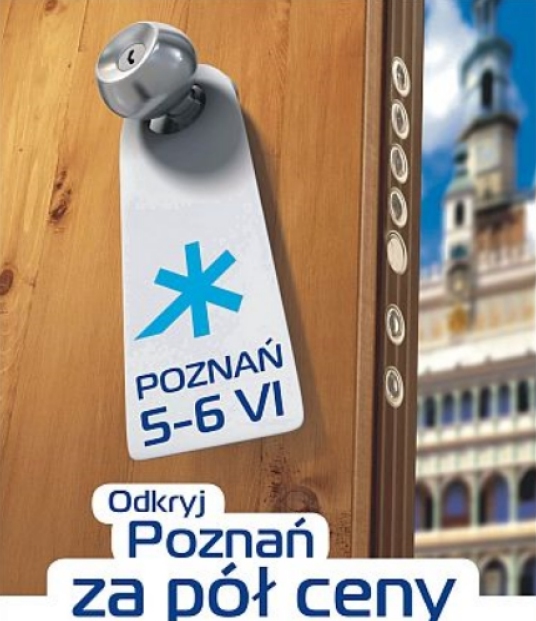 Poznań za pół ceny - plakat - PLOT