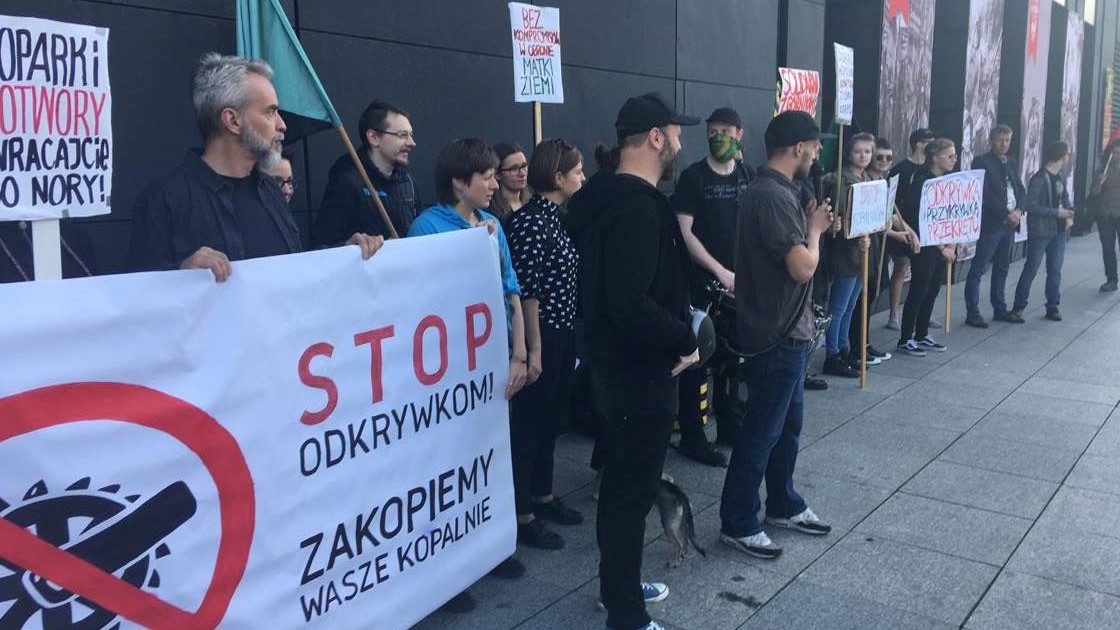 protest przeciwko odkrywkom - Jacek Butlewski