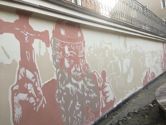 mural piastowski kalisz - Danuta Synkiewicz