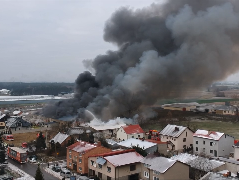 pożar Jankowy - http://www.tugazeta.pl/ - Youtube
