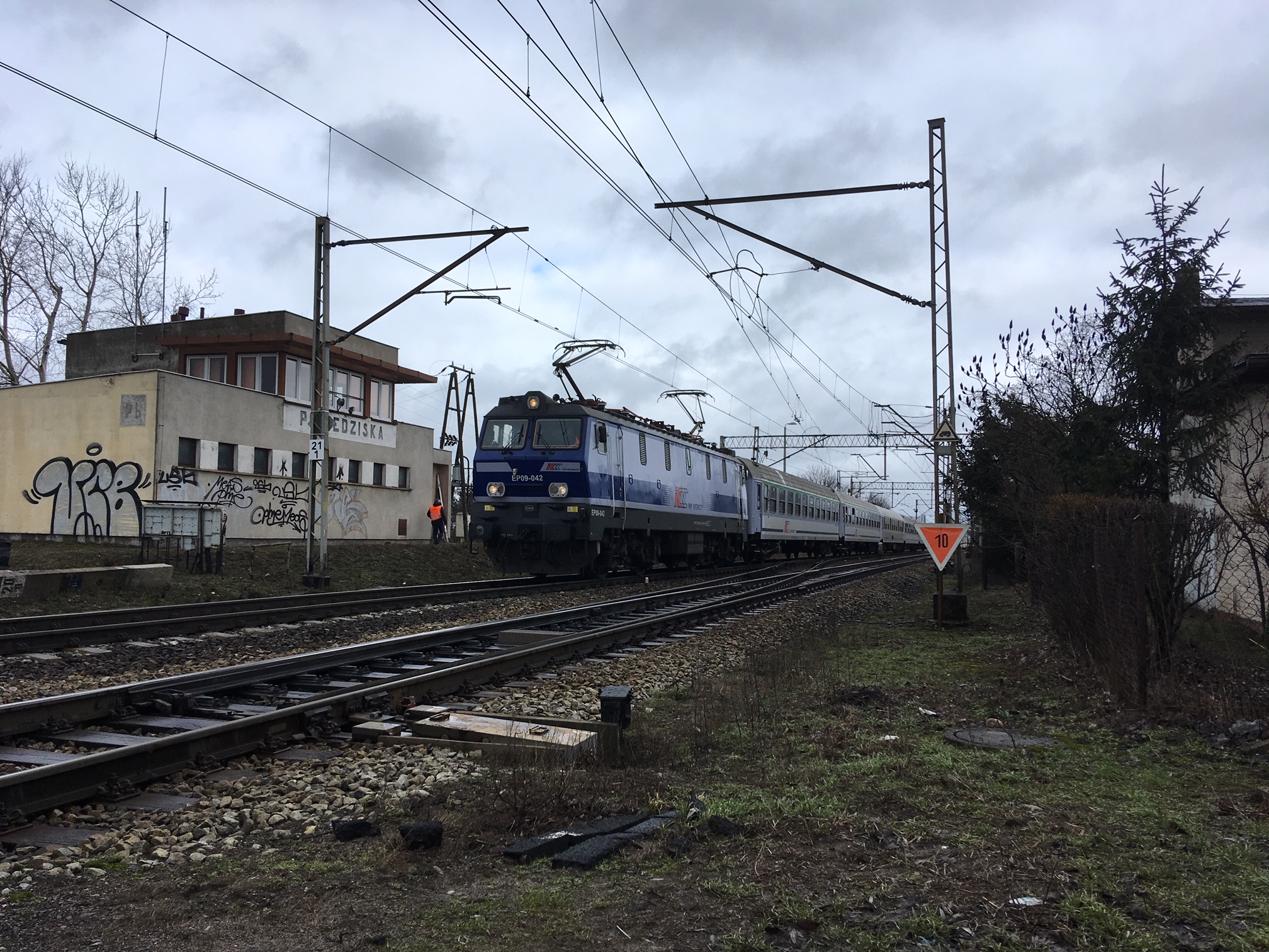 pobiedziska tory wypadek pociąg - Rafał Muniak