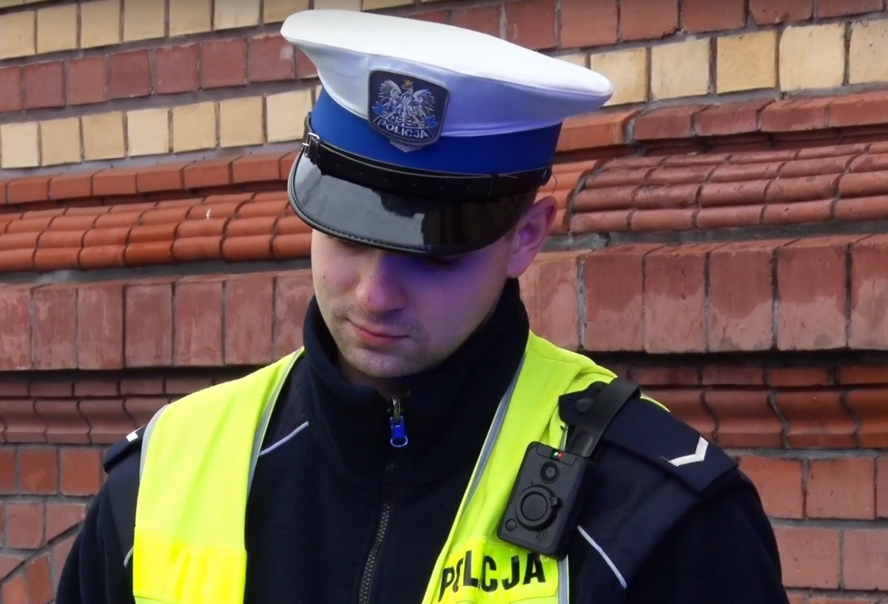 policjant kamerka - Leon Bielewicz