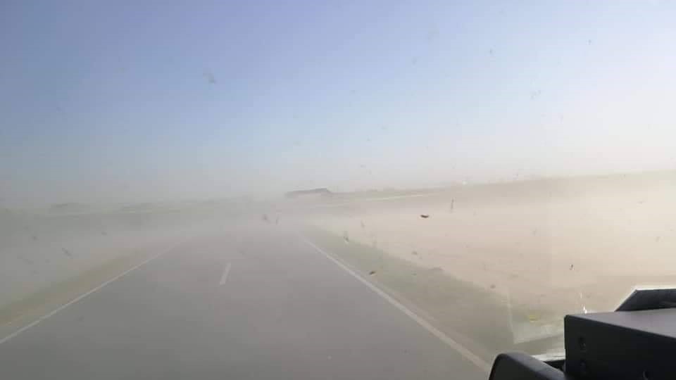 pył piasek znad sahary - FB Storm chasers Wielkopolska - łowcy burz