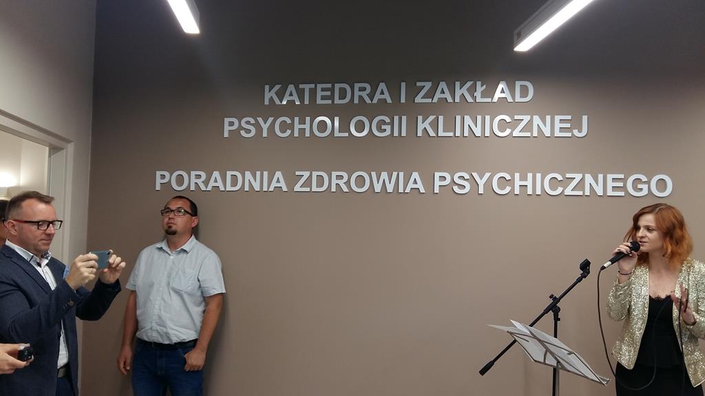 Poznański Uniwersytet Medyczny otworzył dziś w Collegium Stomatologicum Poradnię Zdrowia Psychicznego - Magdalena Konieczna