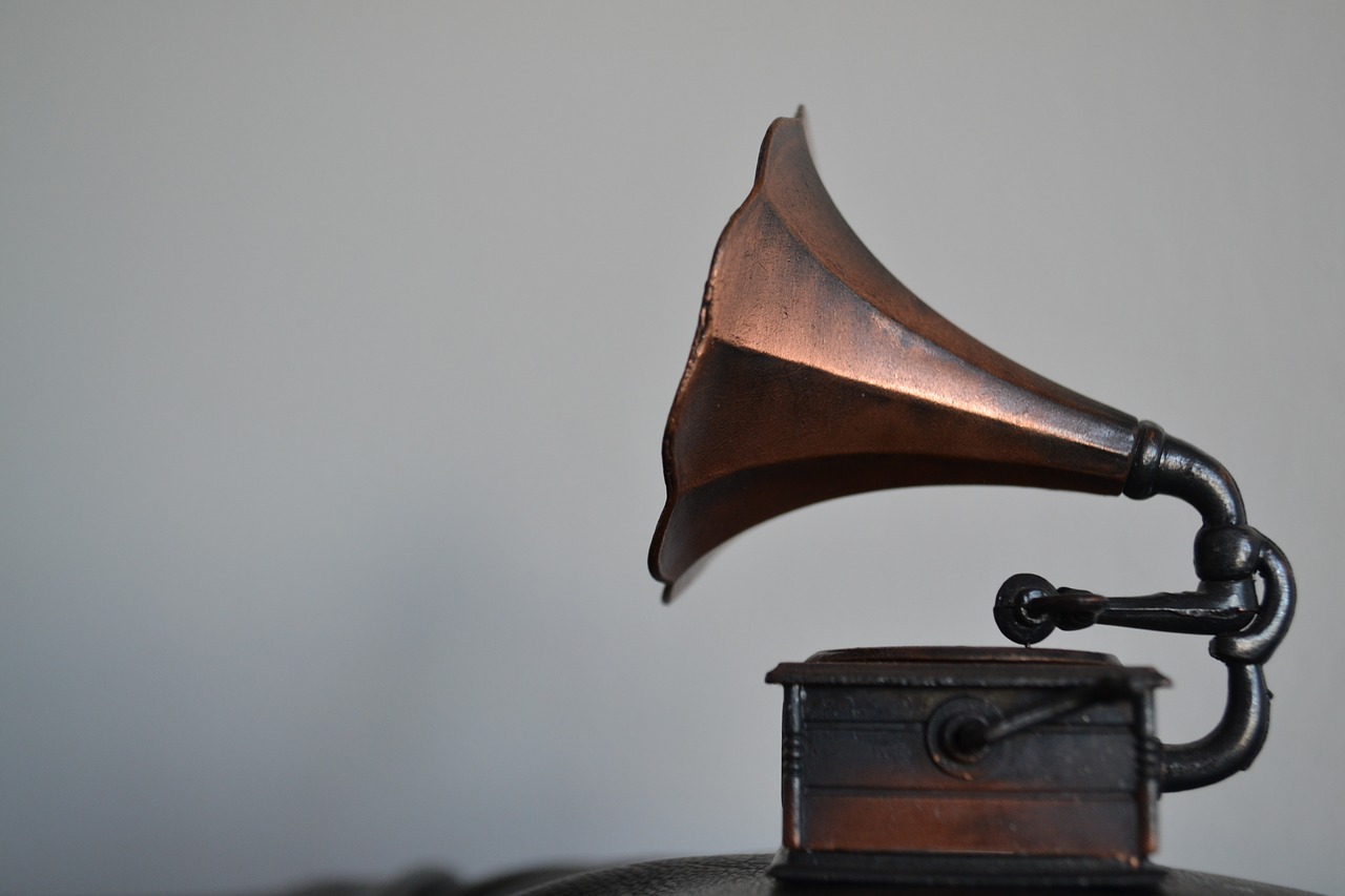gramofon muzyka stock - Pixabay