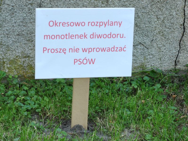 Tabliczka - przeciw psom - Radio Merkury