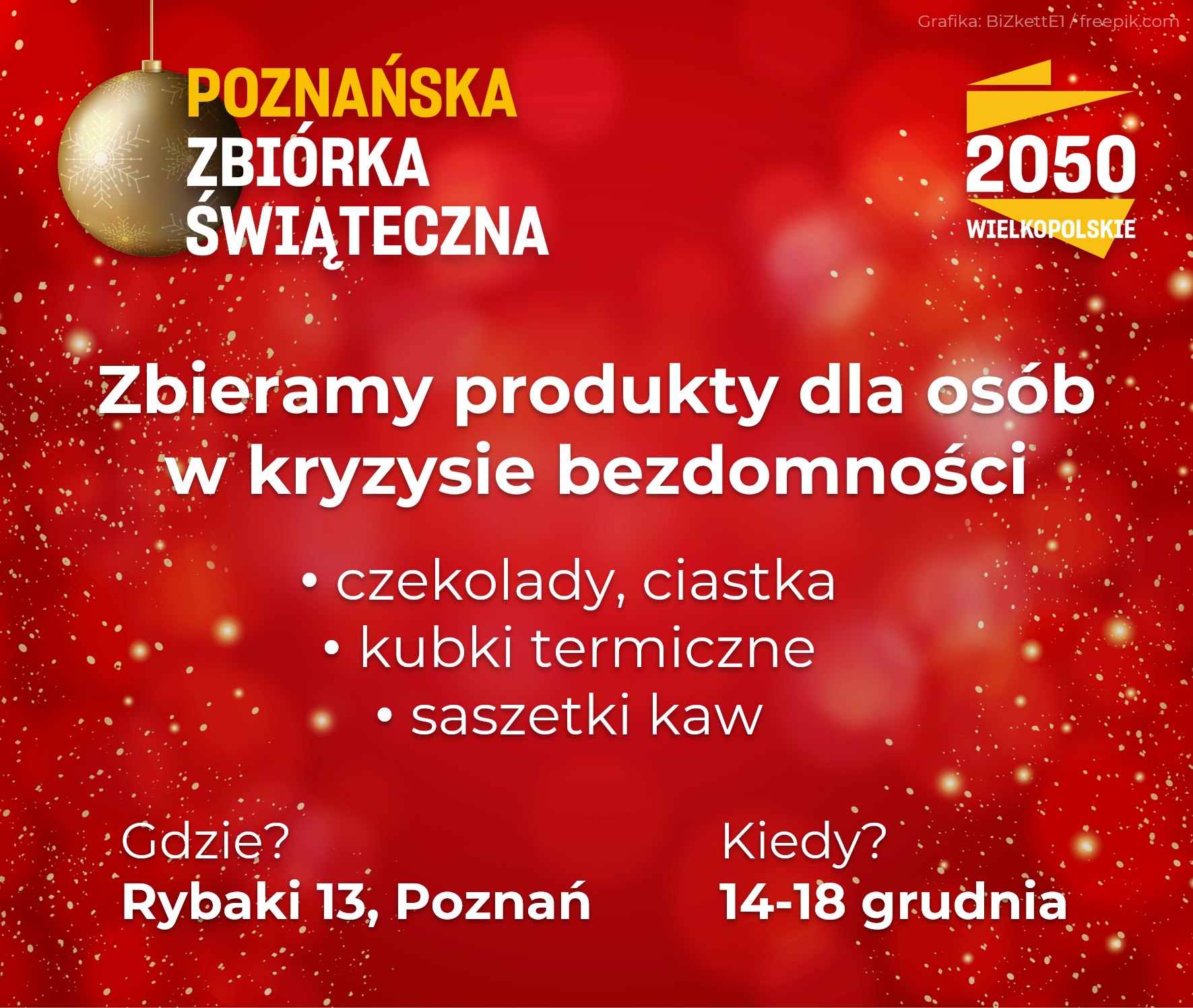 zbiórka bezdomni - Polska 2050 Wielkopolskie