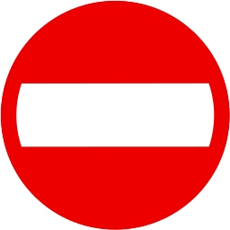 Zakaz wjazdu - znak