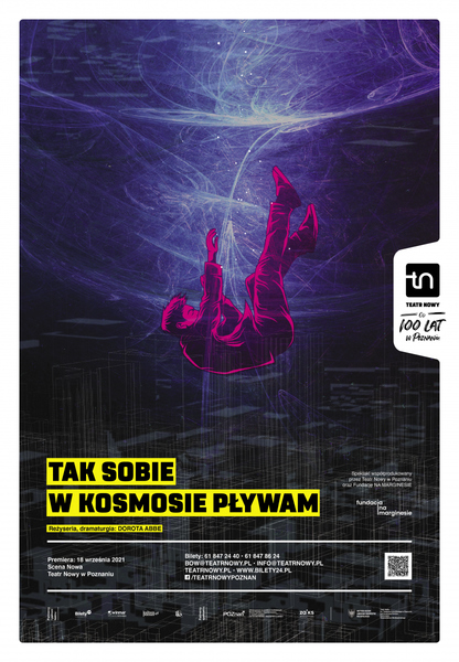 tak sobie w kosmosie pływam - plakat - Teatr Nowy w Poznaniu