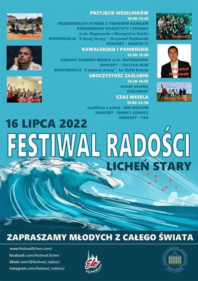 Festiwal Radości M&M Maryja i Młodzi - Organizator